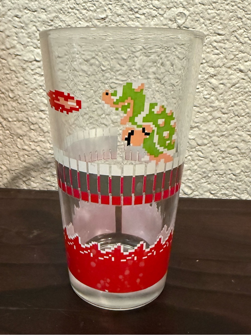Nintendo Super Mario Bros King Koopa 16oz Glass
